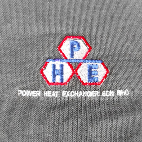 Embroidery Logo Uniform Syarikat